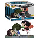 Funko Pop! Animation Demon Slayer Tanjiro & Nezuko Vs. Temple Demon 1419 Exclusivo